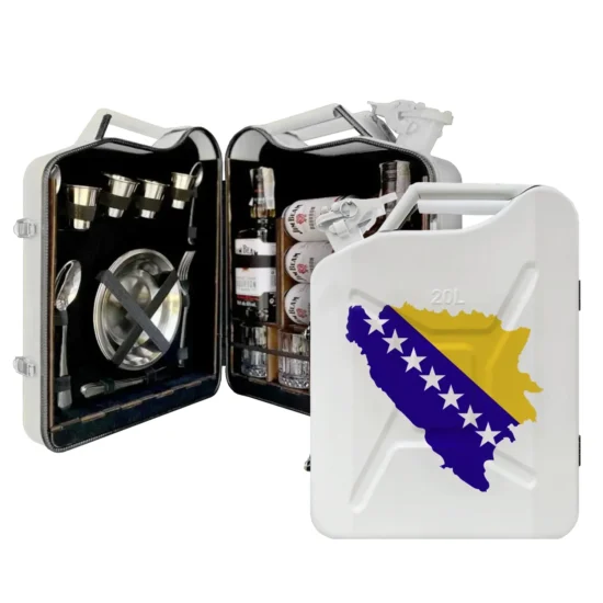 Kanisterbar 20 L Bosnien Mappe Halb Tür