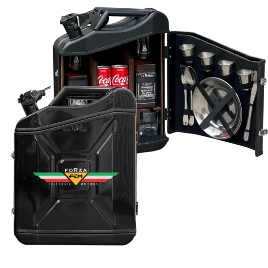 Kanisterbar 20 L schwarz Forza Figur Tür