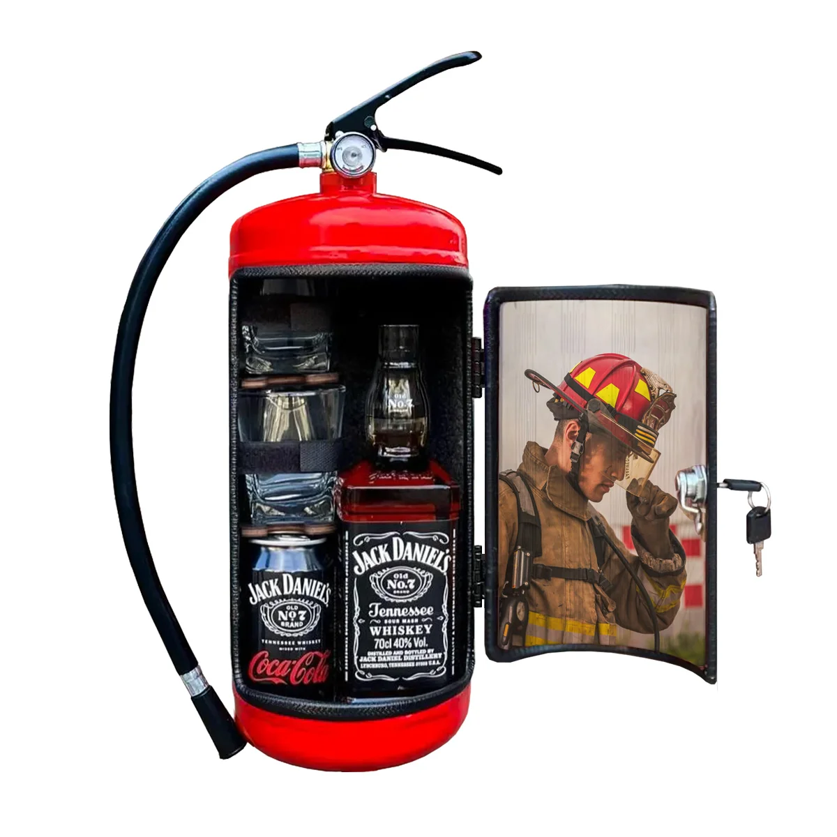 Feuerlöscher Bar mit Ihrem Logo und Fotodruck – Bild 3