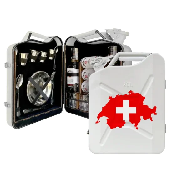 Kanisterbar 20 L Swiss Mappe Halb Tür