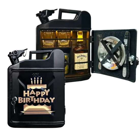 Kanisterbar 10 L Happy Birthday schwarz
