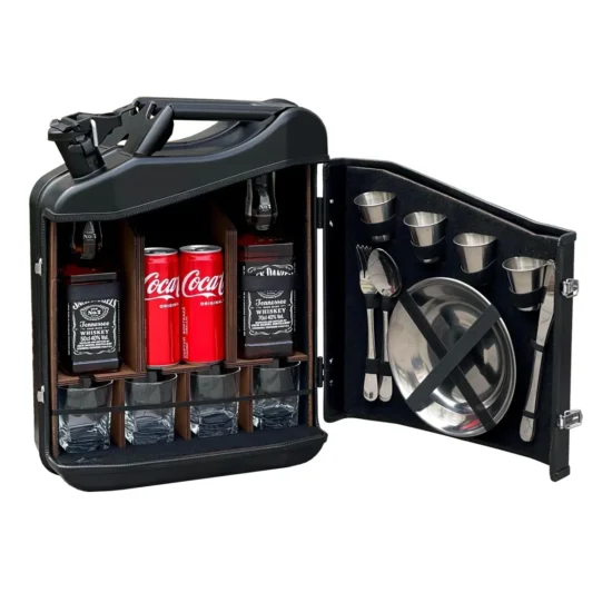 Kanisterbar 20 L mit Ihrem Logo Figur Tür