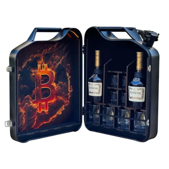 Kanisterbar 20 L mit Ihrem Logo Halb Tür Fotodruck