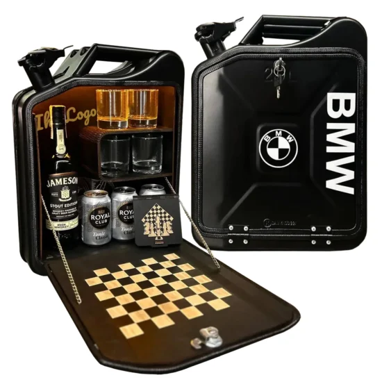 Kanisterbar 20 L BMW mit Schach Brettspiel