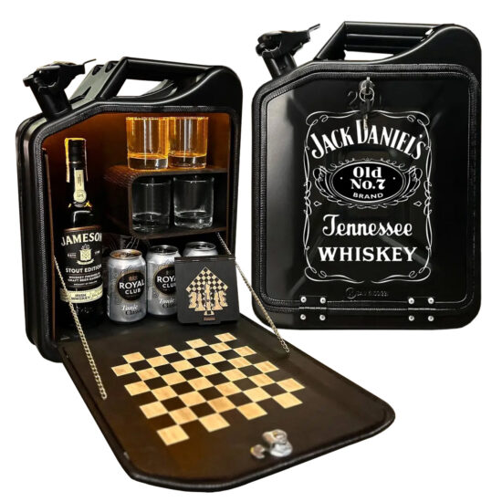 Kanisterbar 20 L Jack Daniel’s mit Schach Brettspiel
