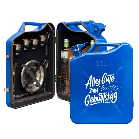 Kanisterbar 20 L alles gute zum Geburtstag Halb Tür