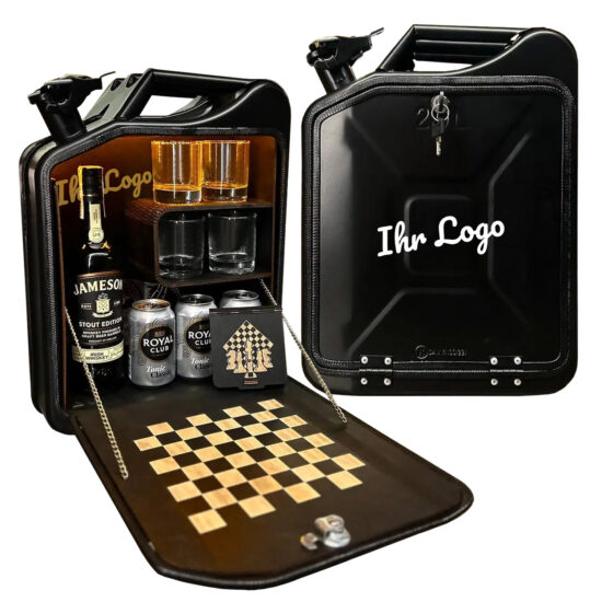 Kanisterbar 20 L mit Ihrem logo Schach Brettspiel