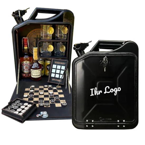 Kanisterbar 20 L mit Ihrem logo Schach Brettspiel