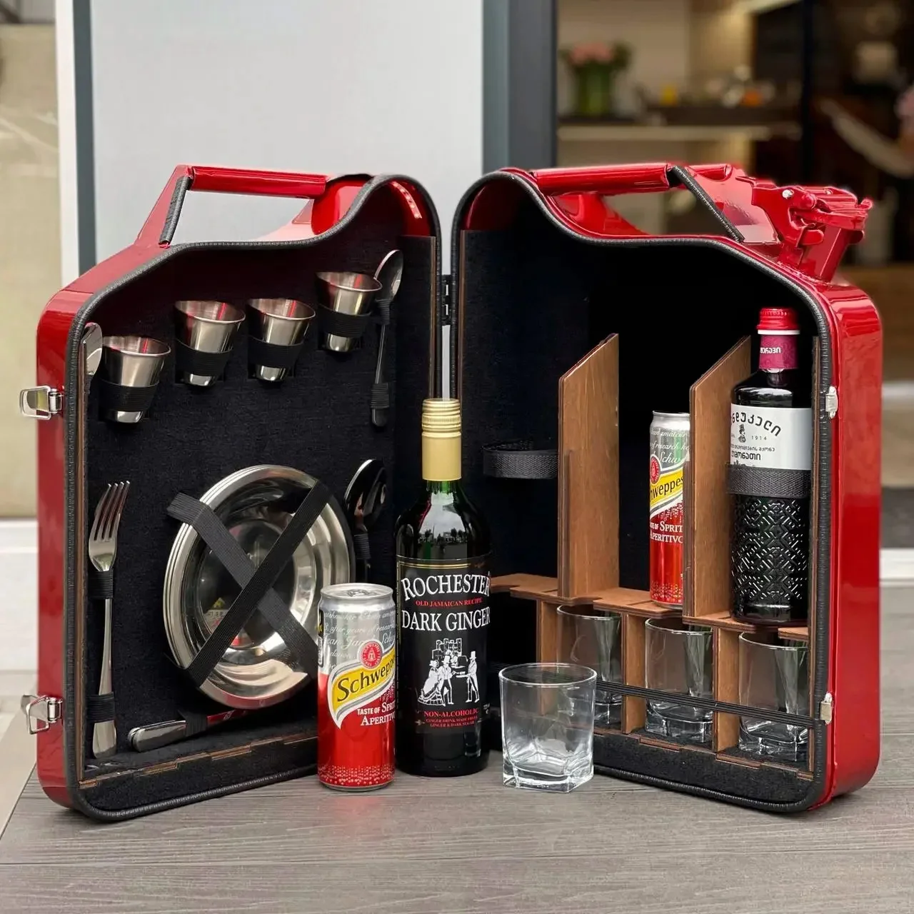 Kanisterbar 20 L Ferrari Halb Tür – Bild 3