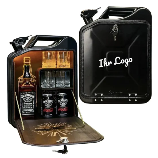 Personalisierte Kanisterbar 20 L mit Brett Spiel