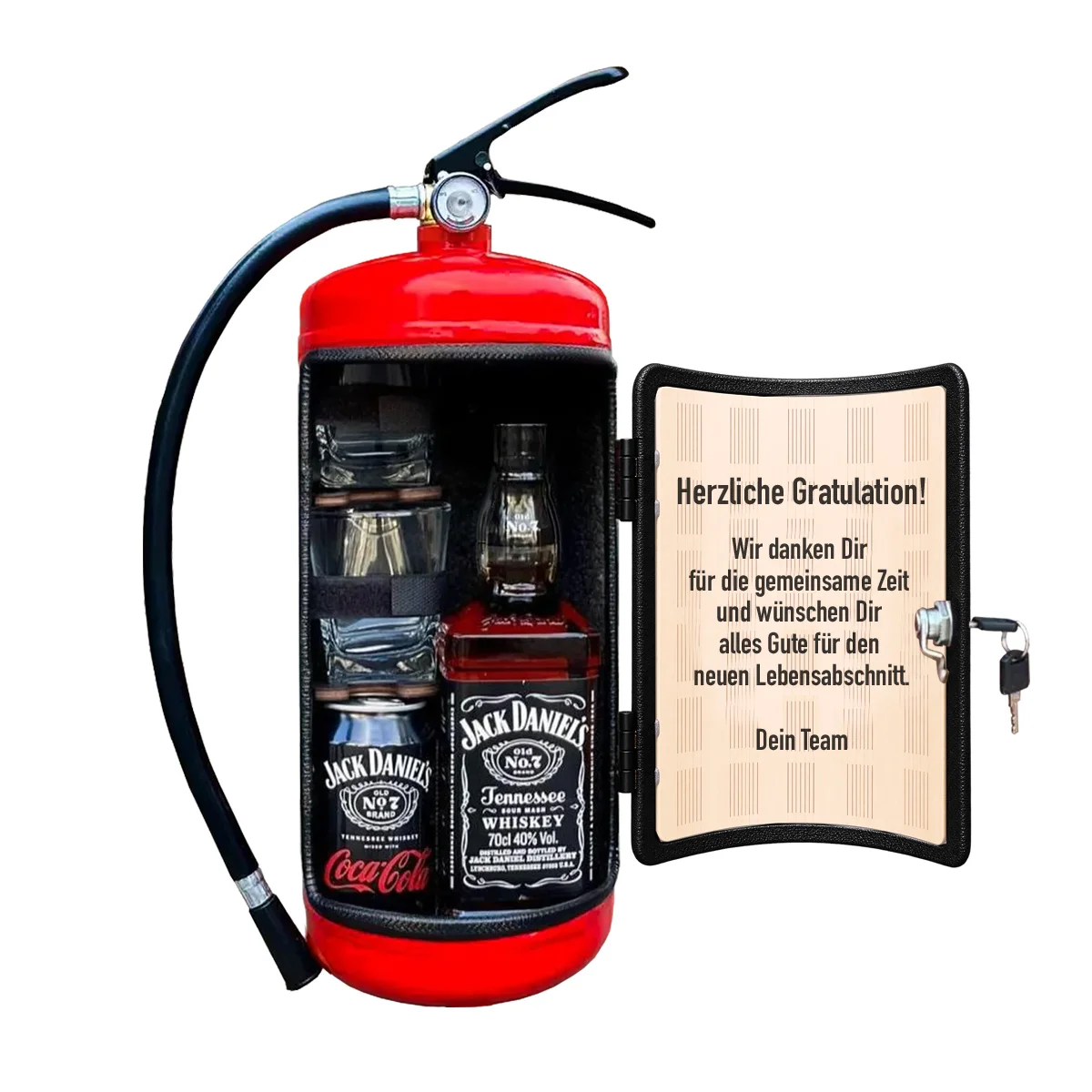 Feuerlöscher Bar mit Ihrem Logo und Gravur – Bild 3